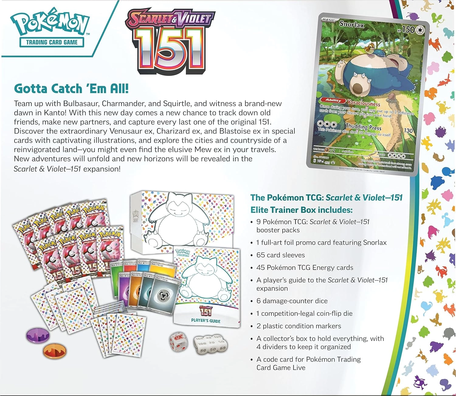 جعبه‌ی Elite Trainer Box مجموعه Pokemon TCG: Scarlet & Violet—151