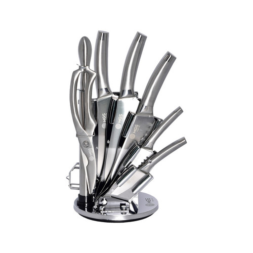 سرویس چاقو آشپزخانه 9 پارچه ام جی اس کد A1D