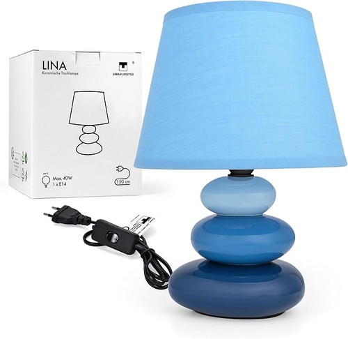 چراغ خواب رومیزی Urban Lifestyle مدل Lina - (Urban Lifestyle Lina Bedside/Table Lamp) - زیبایی و آرامش در اتاق شما
