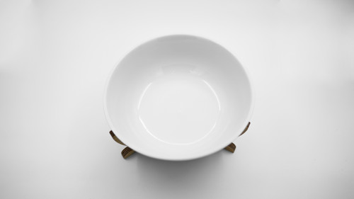 کاسه سالادسرامیکی با زیرچوبی مدل رز 24 چوبچینی