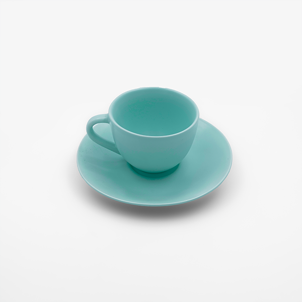 ست فنجان و نعلبکی 12 پارچه رنگی مدل 2.5 منجی