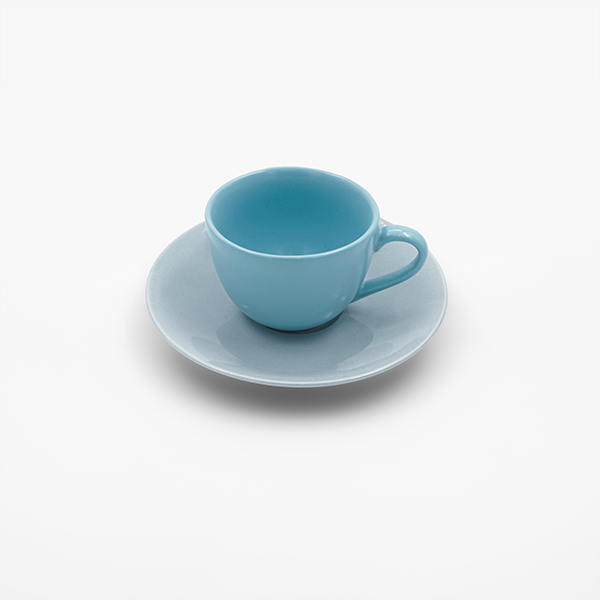 ست فنجان و نعلبکی 12 پارچه رنگی مدل 2.5 منجی