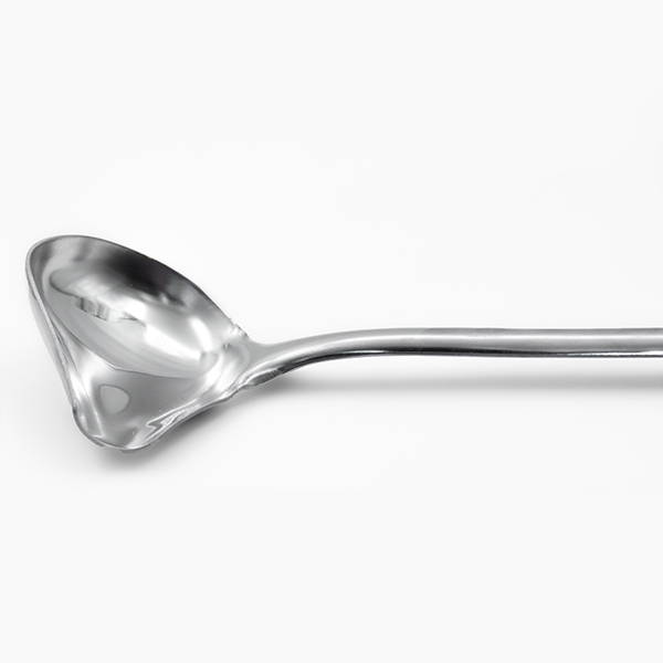 ملاقه استیل سر کج دسته مشکی DAPCO