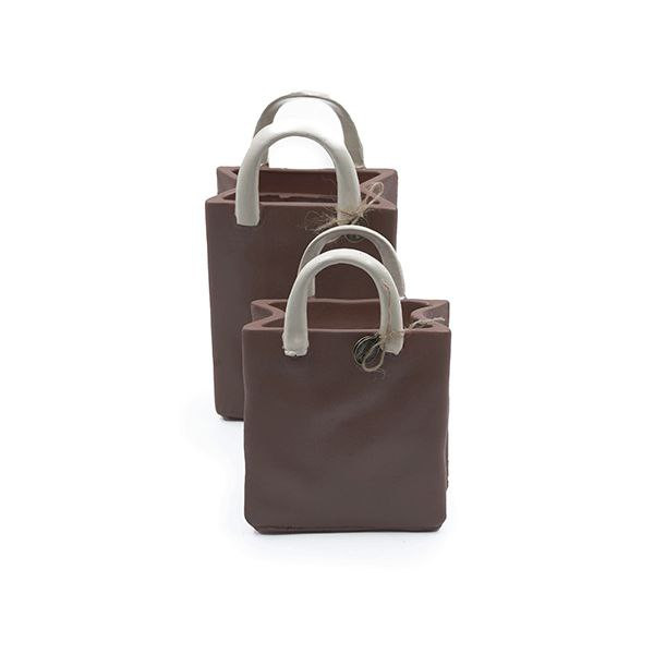 مجسمه کیف جفت رنگی (دو عددی)