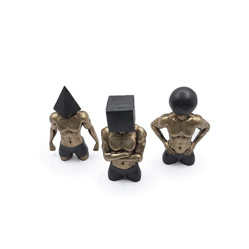 مجسمه دکوری فیگور مردان مرکب (3 عددی)