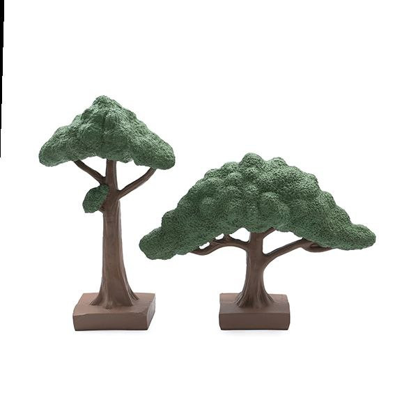 مجسمه دکوری درخت ثروت (2 عددی)