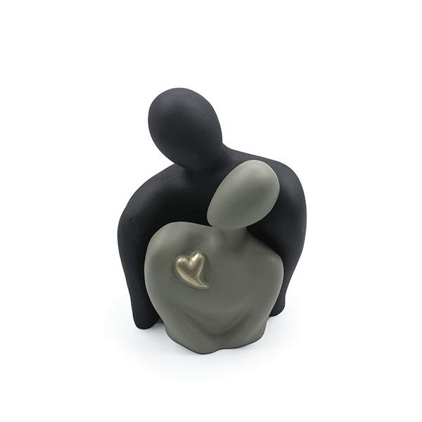 مجسمه زوح دلوین مشکی سفید