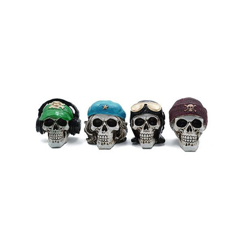 مجسمه اسکلت جمجمه کلاهدار