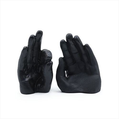 جاعودی طرح دست مشکی 2 عددی