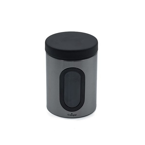 قوطی حبوبات پنجره دار 1kg استیل یونیک مدل 5570 تک