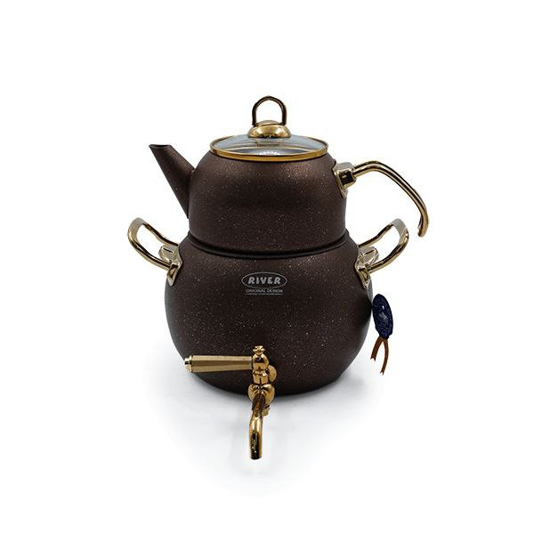 کتری قوری شیردار گرانیتی ریور کد 5870