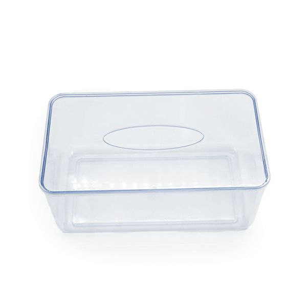 جا دستمال کاغذی ویژن پلاست 2 رنگ (شفاف و دودی)