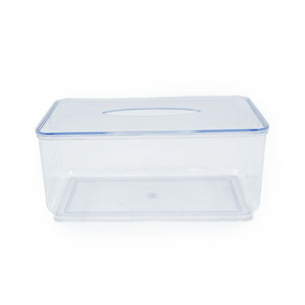 جا دستمال کاغذی ویژن پلاست 2 رنگ (شفاف و دودی)