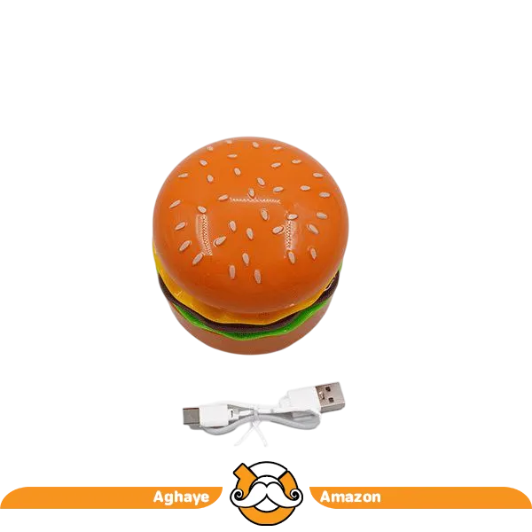 چراغ مطالعه رومیزی طرح همبرگر وارداتی
