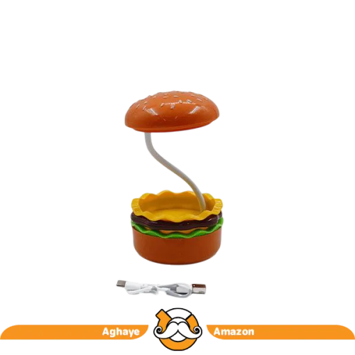 چراغ مطالعه رومیزی طرح همبرگر وارداتی