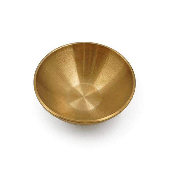 کاسه دوجداره استیل طلایی – 2 سایز