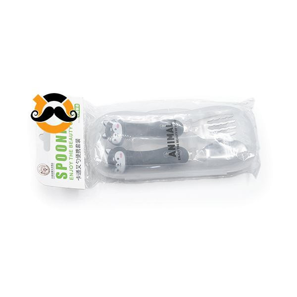 ست قاشق و چنگال کودک طرح فانتزی وارداتی کد 4_65417