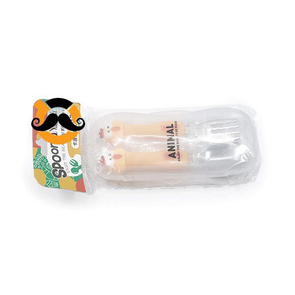 ست قاشق و چنگال کودک طرح فانتزی وارداتی کد 4_65417