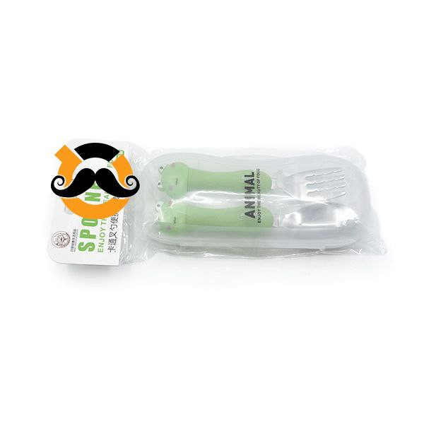 ست قاشق و چنگال کودک طرح فانتزی وارداتی کد 4_65417