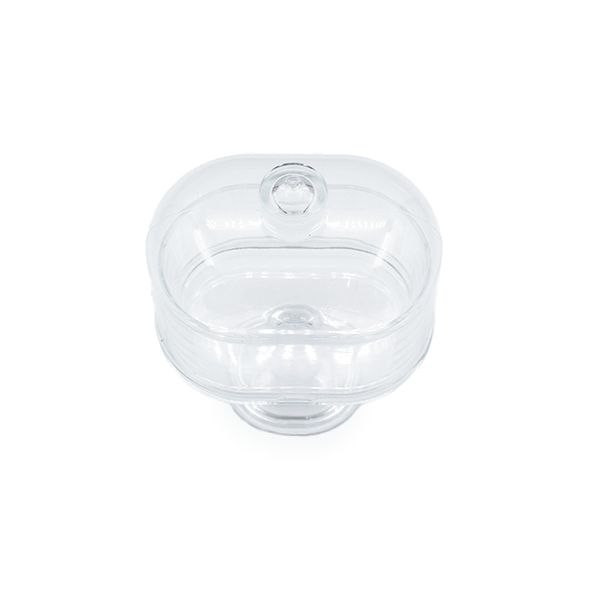 شکلات خوری اکرولیک بیضی پایه دار کد 803