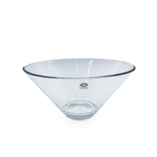 کاسه سرو شیشه ای مخروطی لیمون