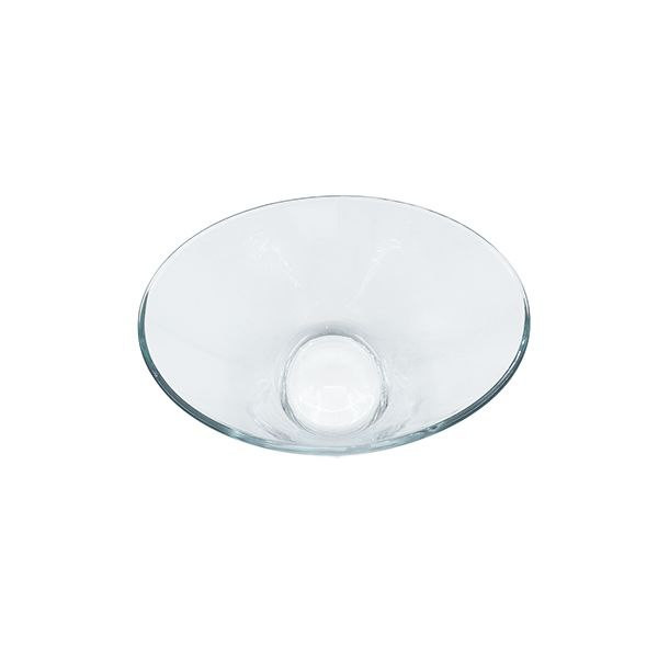 کاسه سرو شیشه ای مخروطی لیمون