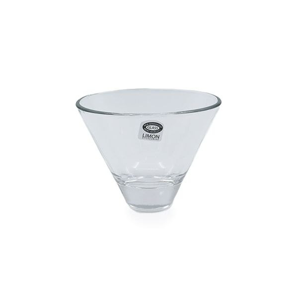 پیاله سرو شیشه ای مخروطی لیمون (6عددی)