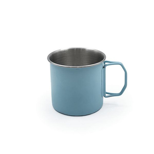 ماگ استیل دسته تاشو رنگی وارداتی