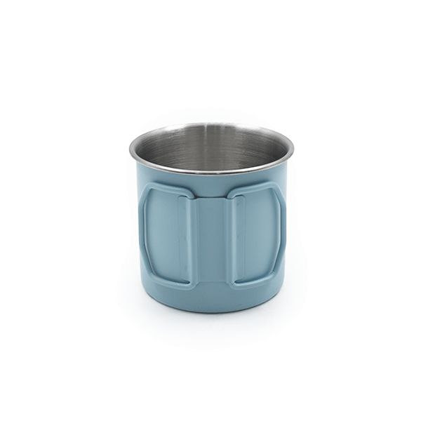 ماگ استیل دسته تاشو رنگی وارداتی