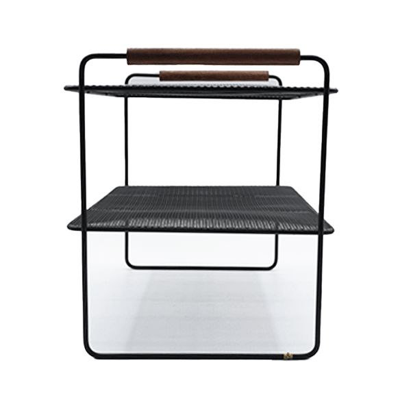 شلف داخل کابینت سناتور 2 طبقه دسته چوبی