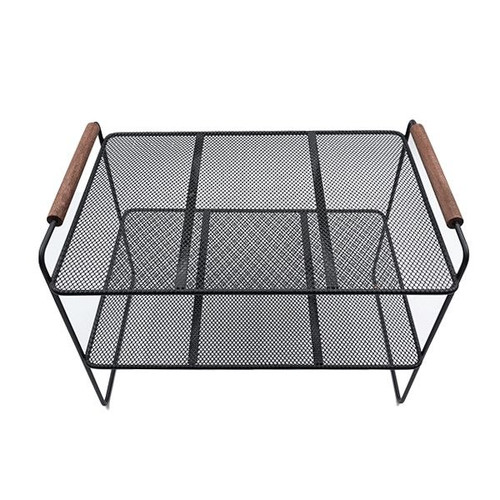 شلف داخل کابینت سناتور 2 طبقه دسته چوبی