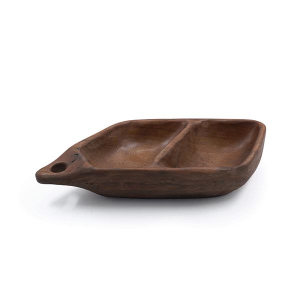اردوخوری چوبی مدل لوزی 2 خانه