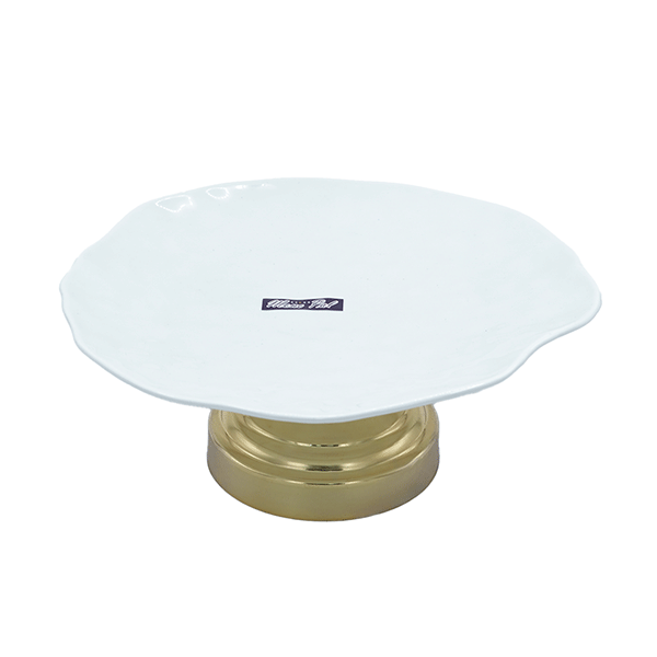 شیرینی خوری پایه برنز طلایی نسترن 0.1 کد 87