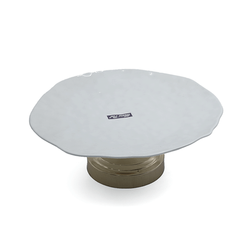 شیرینی خوری پایه برنز طلایی نسترن 0.1 کد B82