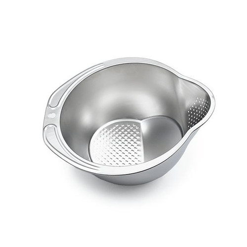 آبکش برنج شور استیل 4 کاره