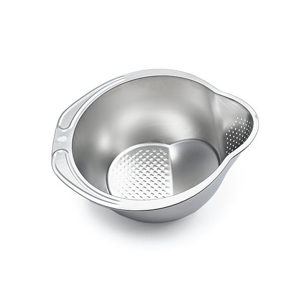 آبکش برنج شور استیل 4 کاره