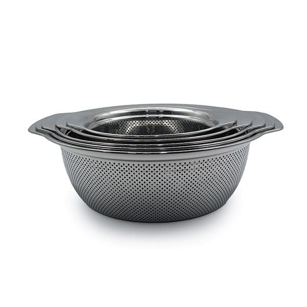 سرویس آبکش و لگن گرد یونیک دسته دار (5 پارچه)