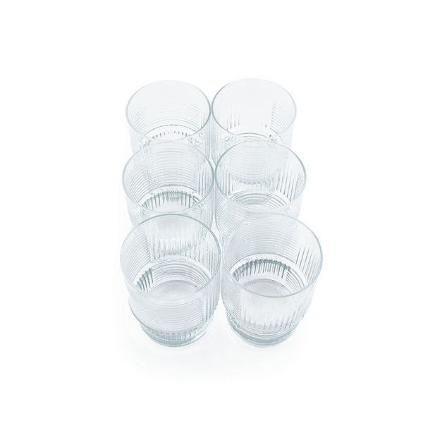 لیوان شیشه ای لاو مدل HLN 356 (6 عددی)