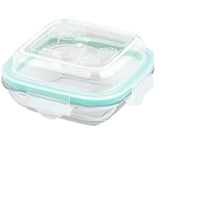 ظرف شیشه ای 210 میلی لیتری سرو و نگهداری درب دار لیمون limon